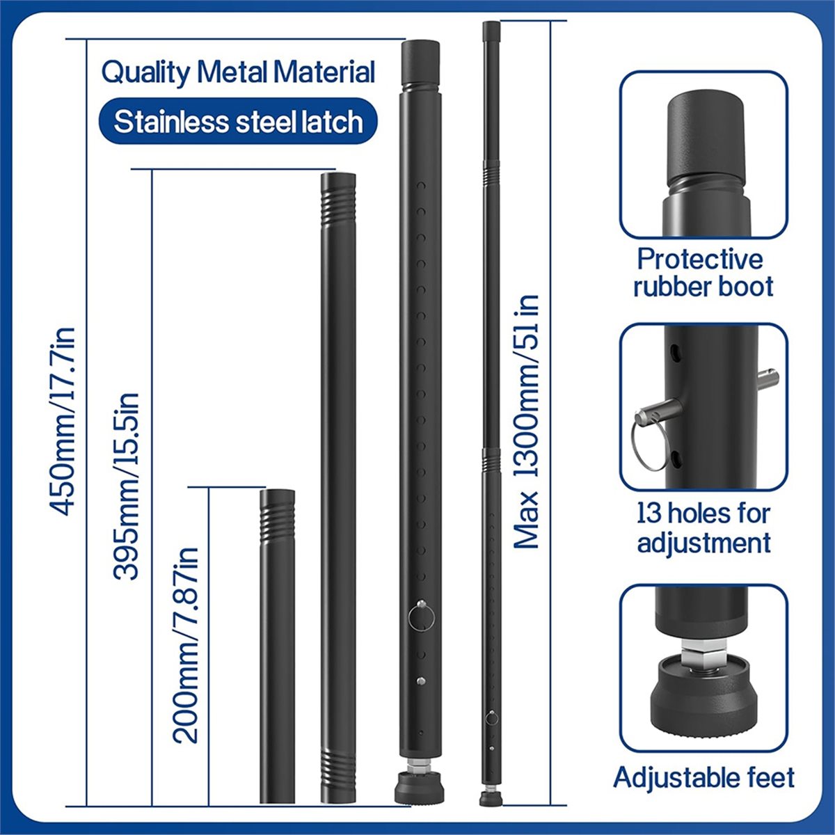 A20I Sliding Door Security Bar - Window Lock Bar ulasan dan harga