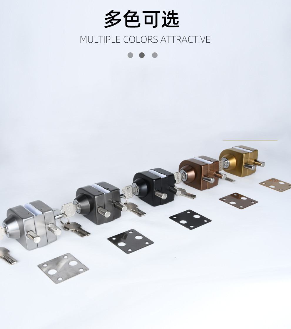 Frameless Tempered Glass Door  - Window Lock Bar ulasan dan harga