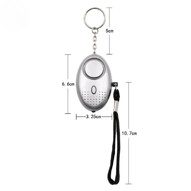 1/2Pcs Self Defense Alarm Anti - Personal Alarm Keychain ulasan dan harga