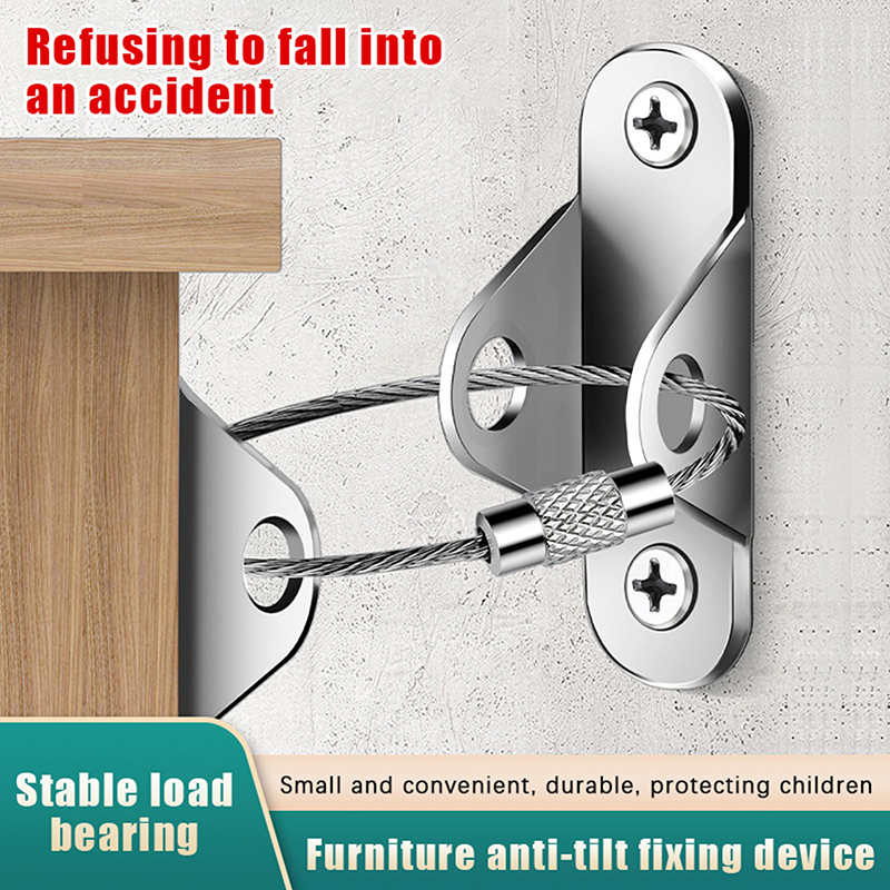 [E] 1Set Furniture Anchors Ant - Earthquake Anchor Strap ulasan dan harga