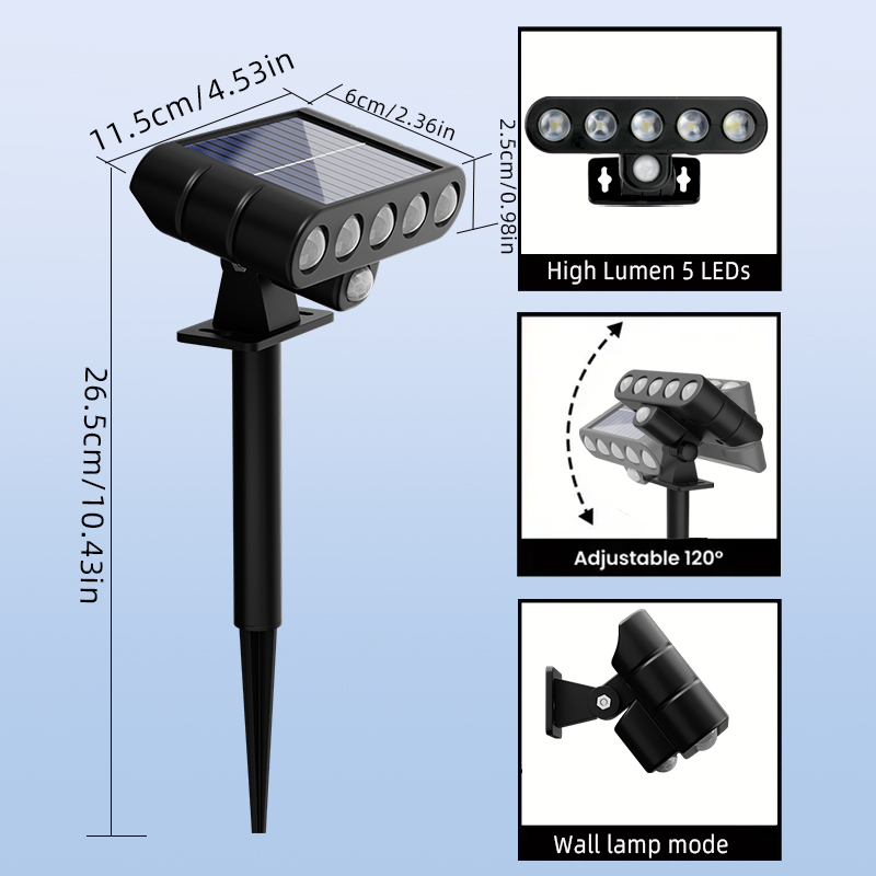 4PCS Solar Powered Outdoor Wal - Power Outage Light ulasan dan harga