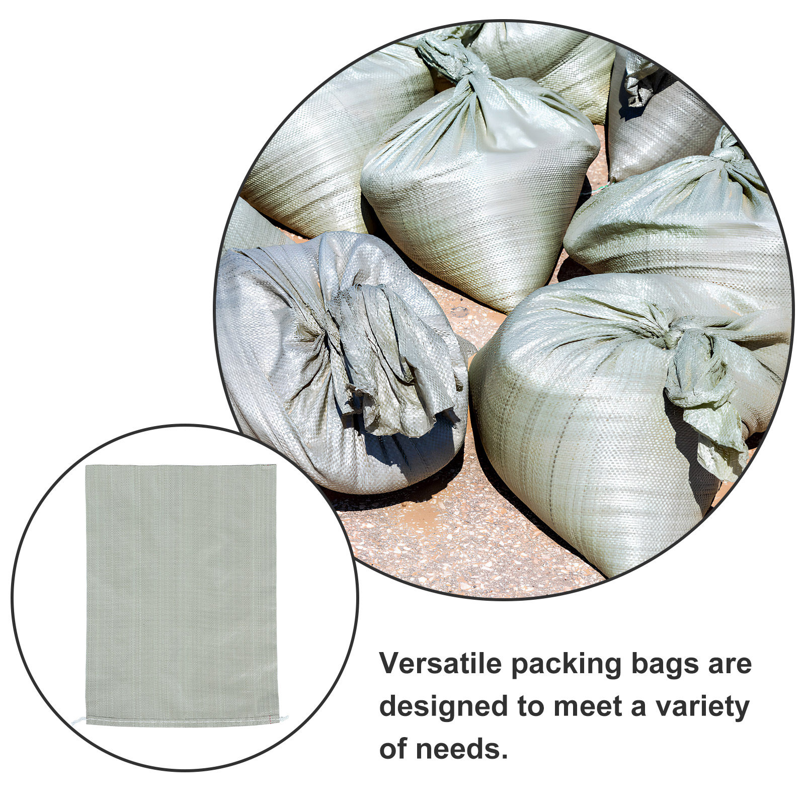 20Pcs Heavy Duty Thickened PP  - Flood Barrier Bag ulasan dan harga