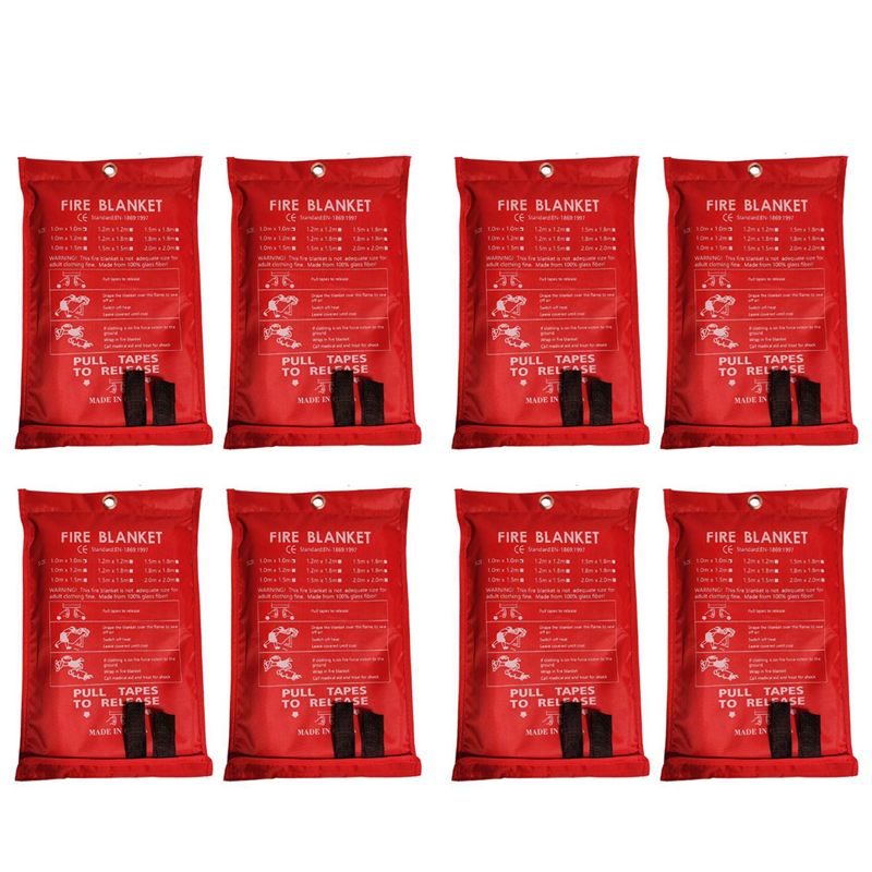 B48B-8PCS Emergency Fire Blank - Fire Blanket Kitchen ulasan dan harga