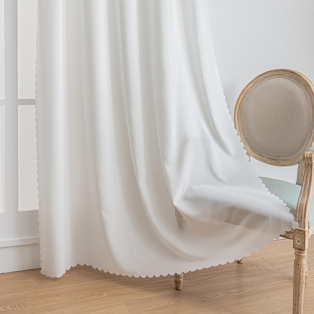 1pc Sheer Curtain, Non-Transpa - Window Lock Bar ulasan dan harga