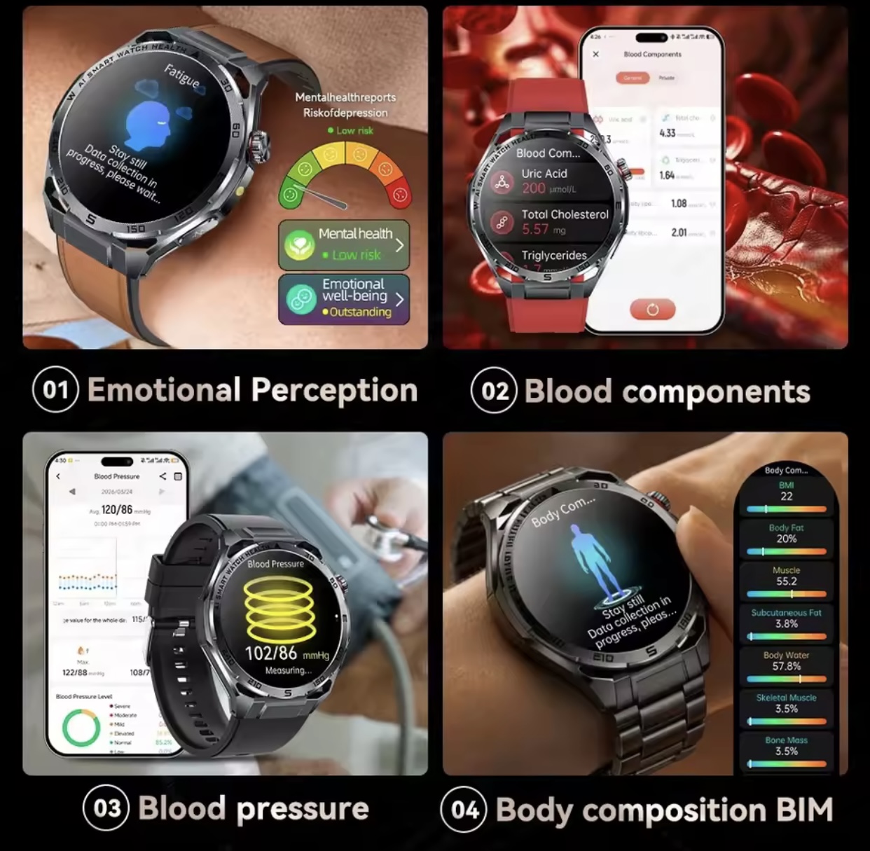 Medical ECG Watch 2026 AI Medi - Medicine Cabinet Lock ulasan dan harga