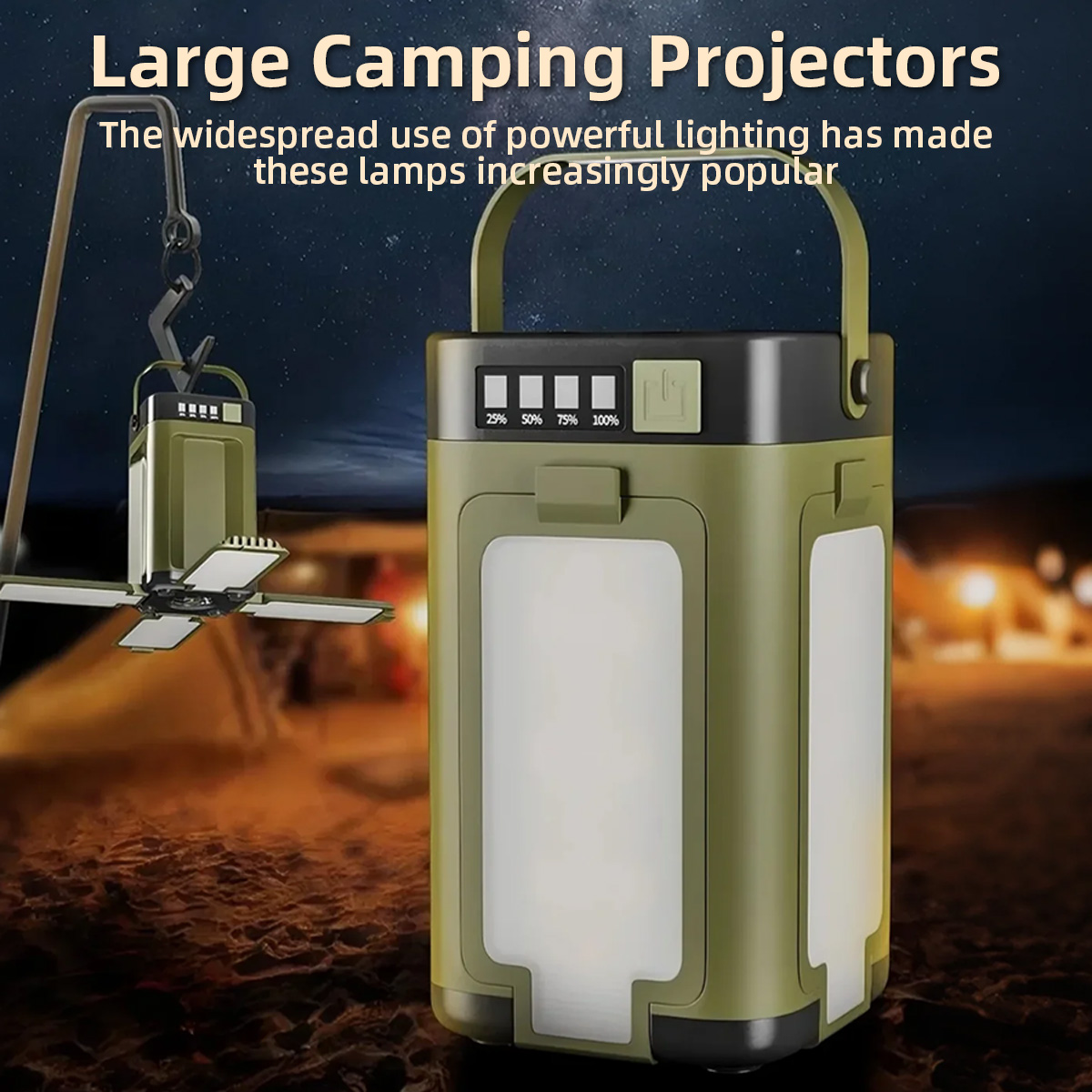Portable Four-Leaf Clover Camp - Power Outage Light ulasan dan harga