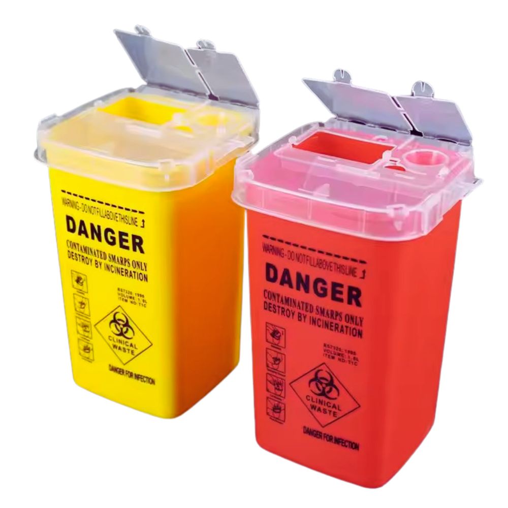 1L Sharps Container for Tattoo - Medicine Cabinet Lock ulasan dan harga