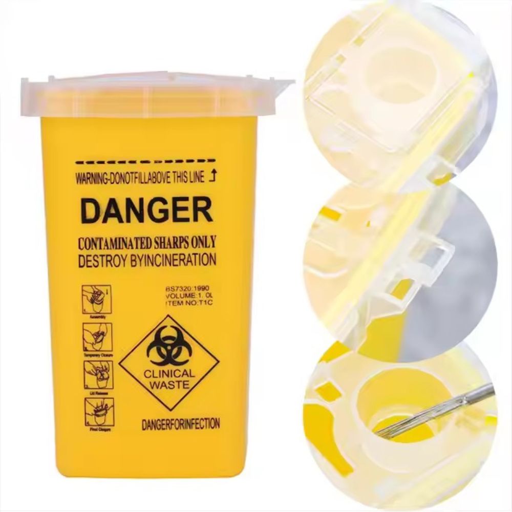 1L Sharps Container for Tattoo - Medicine Cabinet Lock ulasan dan harga
